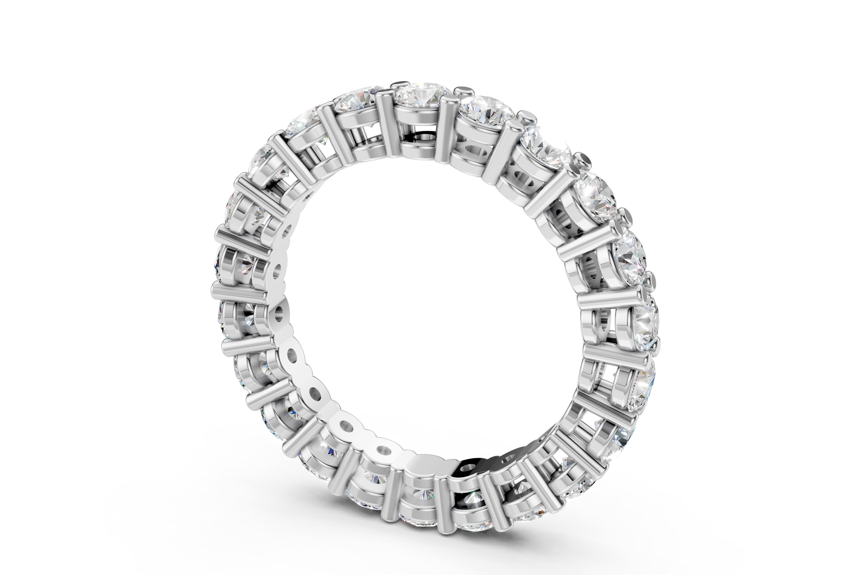  Luxurious Platinum Multi-Diamond Cluster Halo Ring (US Size 5.5)